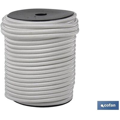 COFAN Elastisches Seil (latex 1st) 12 Mm 100 Meter Weiß COFAN Elastisches Seil (latex 1st) 12 Mm 100 Meter Weiß