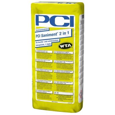 Pci - Saniment 2 In 1 Sanierputz 25kg Pci - Saniment 2 In 1 Sanierputz 25kg