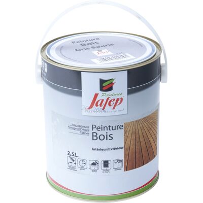 Holzfarbe Mausgrau Jafep 2,5 L Holzfarbe Mausgrau Jafep 2,5 L