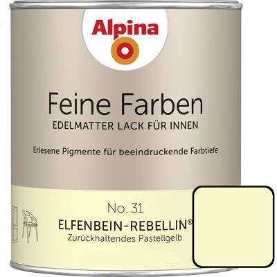 Alpina Pastellgelb Lack - Innenbereich Matt Alpina Pastellgelb Lack - Innenbereich Matt