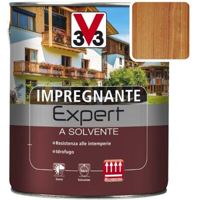 V33 - Impregnante Expert 2,5 L - Dunkelwalnuss - Wood Impregnator V33 - Impregnante Expert 2,5 L - Dunkelwalnuss - Wood Impregnator