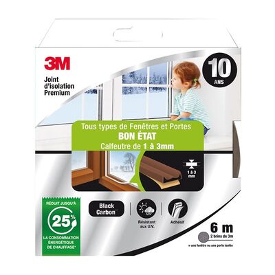 Universal Tür-/fensterdichtung Guter Zustand Premium 1 Bis 3 Mm X 6 M Braun 3m Universal Tür-/fensterdichtung Guter Zustand Premium 1 Bis 3 Mm X 6 M Braun 3m