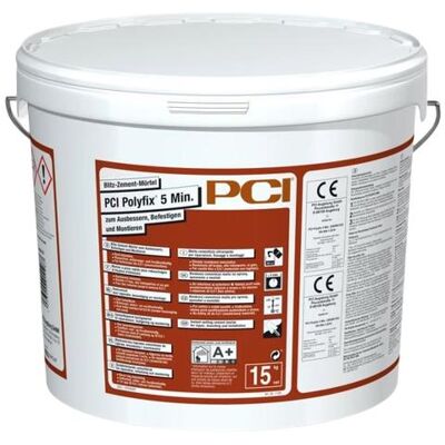 Pci - Polyfix 5min Blitz Zement Mörtel 15kg Pci - Polyfix 5min Blitz Zement Mörtel 15kg