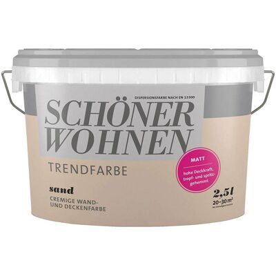 SCHÖNER WOHNEN Trendfarbe Sand Matt - Wandfarbe SCHÖNER WOHNEN Trendfarbe Sand Matt - Wandfarbe