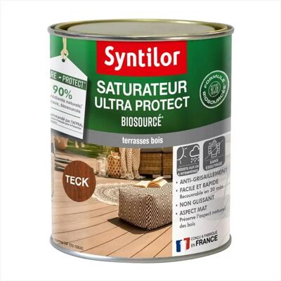 Biosourced Nature Protect Imprägnierer Für Holz, Teak, Matt 0,75 L Syntilor Biosourced Nature Protect Imprägnierer Für Holz, Teak, Matt 0,75 L Syntilor