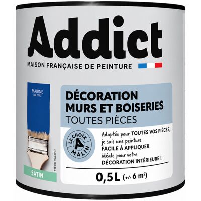 Addict Marine Blue Innenfarbe - Acrylfarbe 0,5l Addict Marine Blue Innenfarbe - Acrylfarbe 0,5l