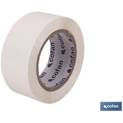 Cofan Weißer Acrylverschlussband 45 Mikron 48mm x 132m - Hochleistungs-Klebeband Cofan Weißer Acrylverschlussband 45 Mikron 48mm x 132m - Hochleistungs-Klebeband