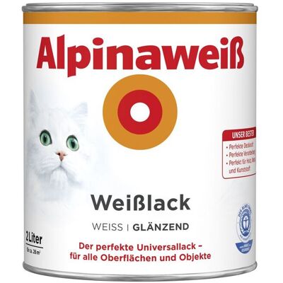 Alpina Weißlack - Hohe Deckkraft Schnelltrocknend Wetterbeständig Alpina Weißlack - Hohe Deckkraft Schnelltrocknend Wetterbeständig