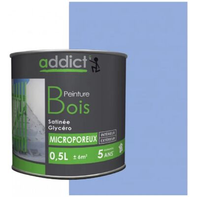 Addict'peinture ADD111305 - Satin Lavendelblau 0,5 L Lack Addict'peinture ADD111305 - Satin Lavendelblau 0,5 L Lack