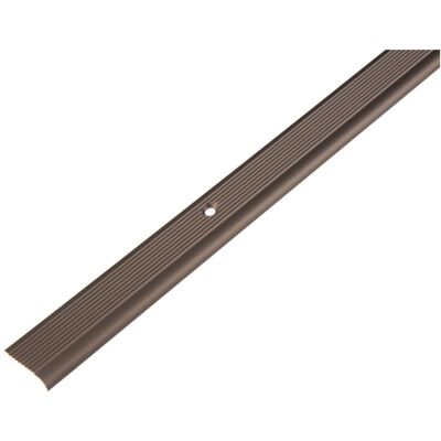 Alberts - Treppenkanten-Schutzprofil geriffelt 23x5mm - Aluminium eloxiert - 1 m - Stair edge protector Alberts - Treppenkanten-Schutzprofil geriffelt 23x5mm - Aluminium eloxiert - 1 m - Stair edge protector