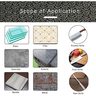 HEAT Handpolierpads, Nass- Und Trockenschleifklötze Mit Schaumstoffrücken Für Fliesen, Stein, Marmor, Beton, Keramik, Granit Und Glas HEAT Handpolierpads, Nass- Und Trockenschleifklötze Mit Schaumstoffrücken Für Fliesen, Stein, Marmor, Beton, Keramik, Granit Und Glas