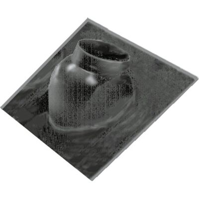 Wolf Dachplatte Großformat 50cm X 50cm Neigung M. Adapter, Rotbraun Wolf Dachplatte Großformat 50cm X 50cm Neigung M. Adapter, Rotbraun