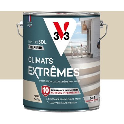 V33 Bodenfarbe Für Extreme Klimabedingungen, Satin Stone, 5 L V33 V33 Bodenfarbe Für Extreme Klimabedingungen, Satin Stone, 5 L V33