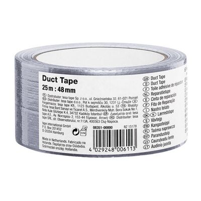 Tesa Verstärkte Graue Klebeband - Reparatur & Haushalt Tesa Verstärkte Graue Klebeband - Reparatur & Haushalt