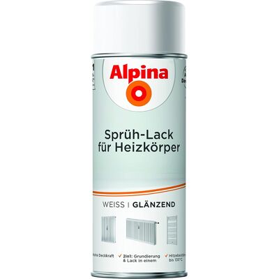 Alpina Sprühlack Für Heizkörper 400 Ml Weiss Glänzend Heizkörperlack Alpina Sprühlack Für Heizkörper 400 Ml Weiss Glänzend Heizkörperlack