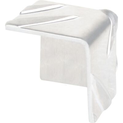 Eckschutz Riffel-prägung, Alu Natur, Txh 23,5 X 23,5 Mm - Alberts Eckschutz Riffel-prägung, Alu Natur, Txh 23,5 X 23,5 Mm - Alberts