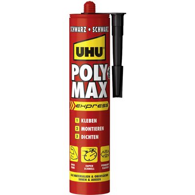 UHU Poly max express Schwarzer Klebstoff Dichtmittel - Klebstoffe und Dichtstoffe UHU Poly max express Schwarzer Klebstoff Dichtmittel - Klebstoffe und Dichtstoffe