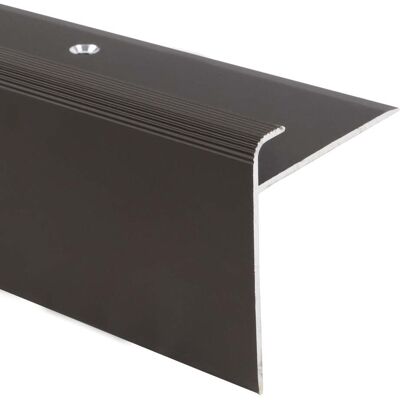 CASA PURA Stufenkantenprofil Safety Form: F Bronze Dunkel S 90 Cm CASA PURA Stufenkantenprofil Safety Form: F Bronze Dunkel S 90 Cm