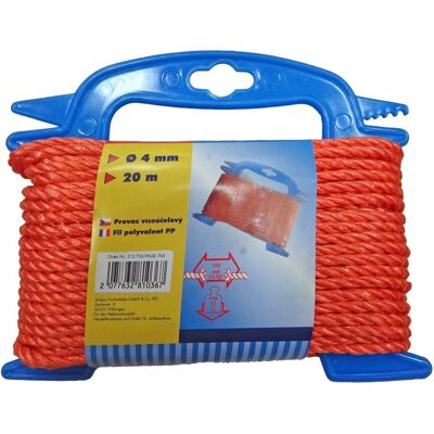Trendline Seil Ø 4mm X 20m Rot Polypropylen Pp Mehrzweckseil Allzweckseil Trendline Seil Ø 4mm X 20m Rot Polypropylen Pp Mehrzweckseil Allzweckseil