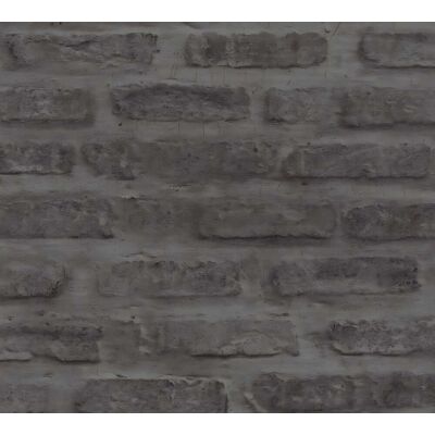 Profhome - Stein Kacheln Tapete 374223 Vliestapete Glatt In Steinoptik Matt Grau Schwarz 5,33 M2 Profhome - Stein Kacheln Tapete 374223 Vliestapete Glatt In Steinoptik Matt Grau Schwarz 5,33 M2
