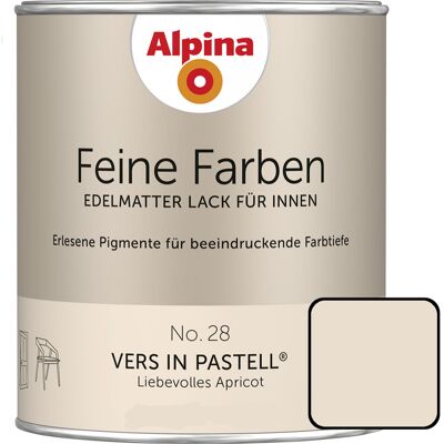 Alpina Markenwelt Lack "Liebevolles Apricot" 0,75l - Matt Alpina Markenwelt Lack "Liebevolles Apricot" 0,75l - Matt