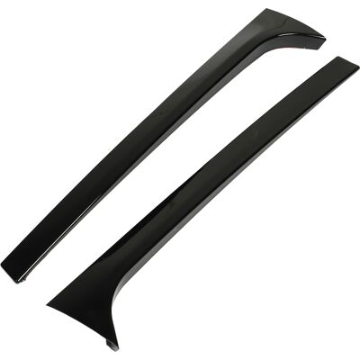 HEAT Paar Glänzend Schwarze Heckscheiben-seitenfinnen, Reduzierter Luftwiderstand, Verbesserter Schutz, Dreiecksfensterspoiler Für Octavia Combi HEAT Paar Glänzend Schwarze Heckscheiben-seitenfinnen, Reduzierter Luftwiderstand, Verbesserter Schutz, Dreiecksfensterspoiler Für Octavia Combi