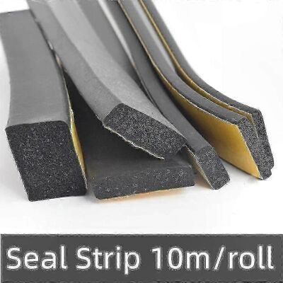 MIXHOME Schwarze Epdm-schaumdichtung, Selbstklebender Dichtungsstreifen, Schall- Und Stoßdämpfend, Ideal Für Türen, Fenster Und Heimwerkerprojekte. MIXHOME Schwarze Epdm-schaumdichtung, Selbstklebender Dichtungsstreifen, Schall- Und Stoßdämpfend, Ideal Für Türen, Fenster Und Heimwerkerprojekte.