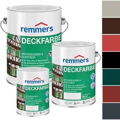 Deckfarbe Anthrazitgrau (ral 7016), 0,75 Liter, Deckfarbe Für Innen Und Außen, Wetterschutzfarbe Viele Untergründe, Hochdeckend, Wetterfest - Remmers Deckfarbe Anthrazitgrau (ral 7016), 0,75 Liter, Deckfarbe Für Innen Und Außen, Wetterschutzfarbe Viele Untergründe, Hochdeckend, Wetterfest - Remmers