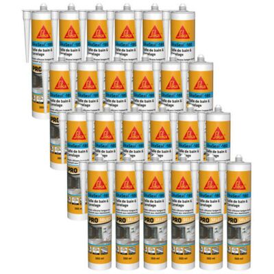Sika Sikaseal-180 Weißer Silikondichtstoff - Innen & Außen Sika Sikaseal-180 Weißer Silikondichtstoff - Innen & Außen