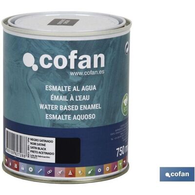 Cofan 750ml Wasserbasierte Öko-Emaille - Vielseitig, Satin Cofan 750ml Wasserbasierte Öko-Emaille - Vielseitig, Satin