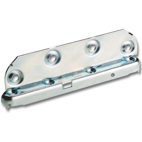 No Brand - Verbindungsbeschlag mit 3 Haken, Einbauhöhe 130, Stahl verzinkt