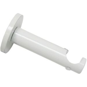 Gardinia - Traeger Chicago 1-läufig Offen, Ø 20mm, Weiß, 8 Cm Gardinenstangen & Zubehör Gardinia - Traeger Chicago 1-läufig Offen, Ø 20mm, Weiß, 8 Cm Gardinenstangen & Zubehör
