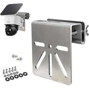 BOED Montagehalterung aus Edelstahl für die solarbetriebene Sicherheitskamera Eufy Security SoloCam S340, rostfreie Schrauben, bohrfreie Montage, BOED Montagehalterung aus Edelstahl für die solarbetriebene Sicherheitskamera Eufy Security SoloCam S340, rostfreie Schrauben, bohrfreie Montage,
