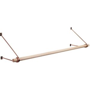 SO-TECH SOTECH Wandgarderobe 260 x 250 mm mit Ø 30 mm Kleiderstange aus Buchenholz, Länge: 50 cm mit Halterung Rosengold SO-TECH SOTECH Wandgarderobe 260 x 250 mm mit Ø 30 mm Kleiderstange aus Buchenholz, Länge: 50 cm mit Halterung Rosengold