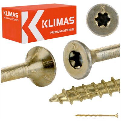MODERIX Bauschrauben - 5x90 mm - TX-25 - Langlebiger Stahl - 200 St MODERIX Bauschrauben - 5x90 mm - TX-25 - Langlebiger Stahl - 200 St