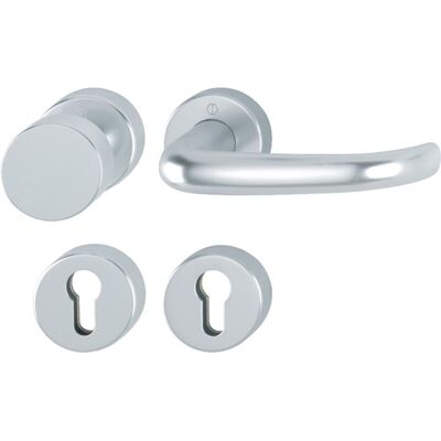 HOPPE Tür- und Fensterzubehör-Set - F69 - Feuerfestes Aluminium-Rosetten-Set HOPPE Tür- und Fensterzubehör-Set - F69 - Feuerfestes Aluminium-Rosetten-Set