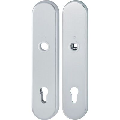 Hoppe - Langschildpaar F1 Aluminium Silber - Tür- und Fensterbeschlag Hoppe - Langschildpaar F1 Aluminium Silber - Tür- und Fensterbeschlag