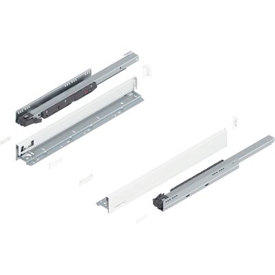 Legrabox Pure H N Schubladenschienen Set 1 Paar 40kg 550mm Tip On Vollauszug Seidenweiß Set - Blum Legrabox Pure H N Schubladenschienen Set 1 Paar 40kg 550mm Tip On Vollauszug Seidenweiß Set - Blum