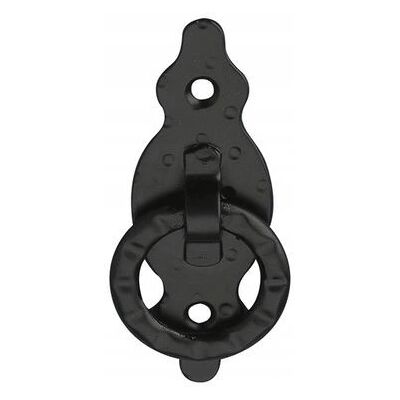 Amig Retro-möbelgriff In Schwarz Mit Geschmiedetem Rad Amig Retro-möbelgriff In Schwarz Mit Geschmiedetem Rad