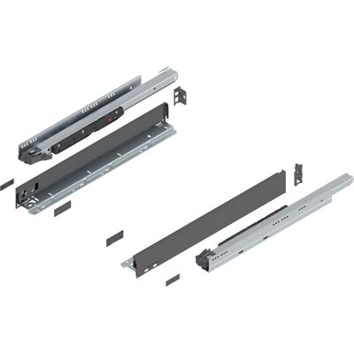 Legrabox Pure H N Schubladenschienen Set 1 Paar 70kg 550mm Tip On Vollauszug Oriongrau Set - Blum Legrabox Pure H N Schubladenschienen Set 1 Paar 70kg 550mm Tip On Vollauszug Oriongrau Set - Blum
