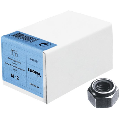E-NORMPRO M5 Sicherungsmutter - DIN 985 verzinkt - 1000 Stück E-NORMPRO M5 Sicherungsmutter - DIN 985 verzinkt - 1000 Stück