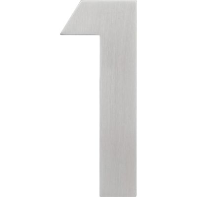 Hausnummer 1 Edelstahl Hausnummern Hausnummerschild - Alpertec Hausnummer 1 Edelstahl Hausnummern Hausnummerschild - Alpertec