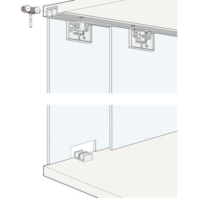HAWA - CLIPO 16 GK - 2 Türen - IS - Hinge HAWA - CLIPO 16 GK - 2 Türen - IS - Hinge