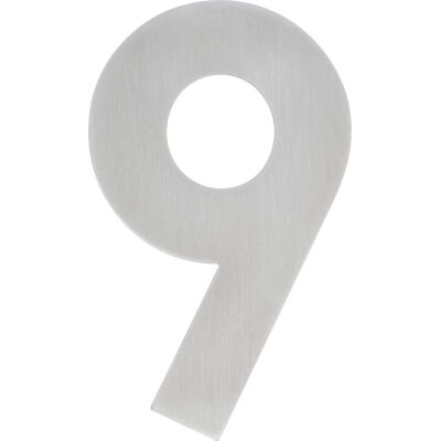 Alpertec Hausnummer 9 Edelstahl Hausnummern Hausnummerschild Alpertec Hausnummer 9 Edelstahl Hausnummern Hausnummerschild