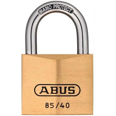 Abus Zylindervorhangschloss 85/40 Gl Schlosskörperbreite 40 Mm Messing Gleichschließend 0709 Abus Zylindervorhangschloss 85/40 Gl Schlosskörperbreite 40 Mm Messing Gleichschließend 0709