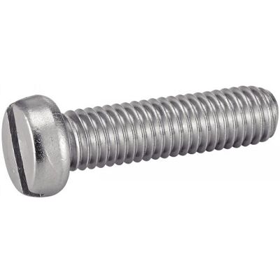 Schraube Acton 622103x8 Edelstahl A2 Zylinderkopf Schlitz Schraube Acton 622103x8 Edelstahl A2 Zylinderkopf Schlitz