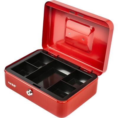 Hmf - 10125-03 Geldkassette Münzeinsatz, 25 X 18 X 9,5 Cm, Rot Hmf - 10125-03 Geldkassette Münzeinsatz, 25 X 18 X 9,5 Cm, Rot