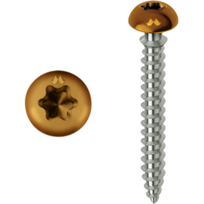 Mustad Modell SP305A60070034C - Reduzierte Torx-Kopf Schraube - Braun Mustad Modell SP305A60070034C - Reduzierte Torx-Kopf Schraube - Braun