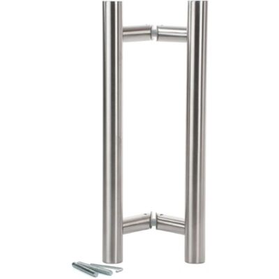 Klose Besser - Paar Marschallstäbe Aus Edelstahl 304, Griff Mit Geradem Zug Ø32 L.600 Achse 400 Mm - 695 Klose Besser - Paar Marschallstäbe Aus Edelstahl 304, Griff Mit Geradem Zug Ø32 L.600 Achse 400 Mm - 695