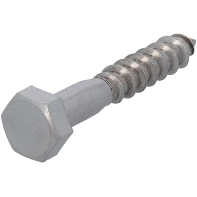 Suki Schlüsselschraube 8 X 60 Mm, Edelstahl A2, Fk70, Din 571 K10 Suki Schlüsselschraube 8 X 60 Mm, Edelstahl A2, Fk70, Din 571 K10